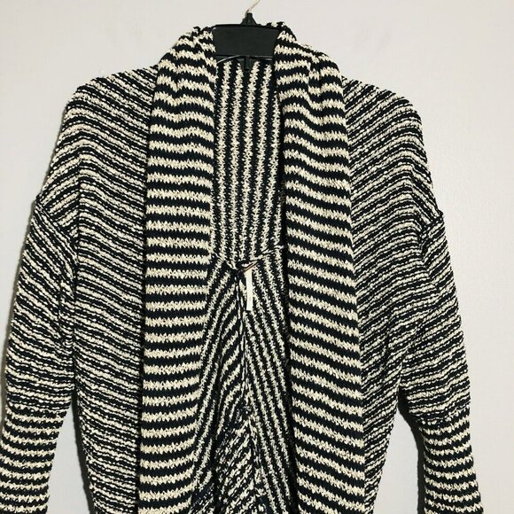 Free People Cardigan Sweater Women Size S Open Hi Low Slouching Loose Hippie Hip - Picture 3 of 12